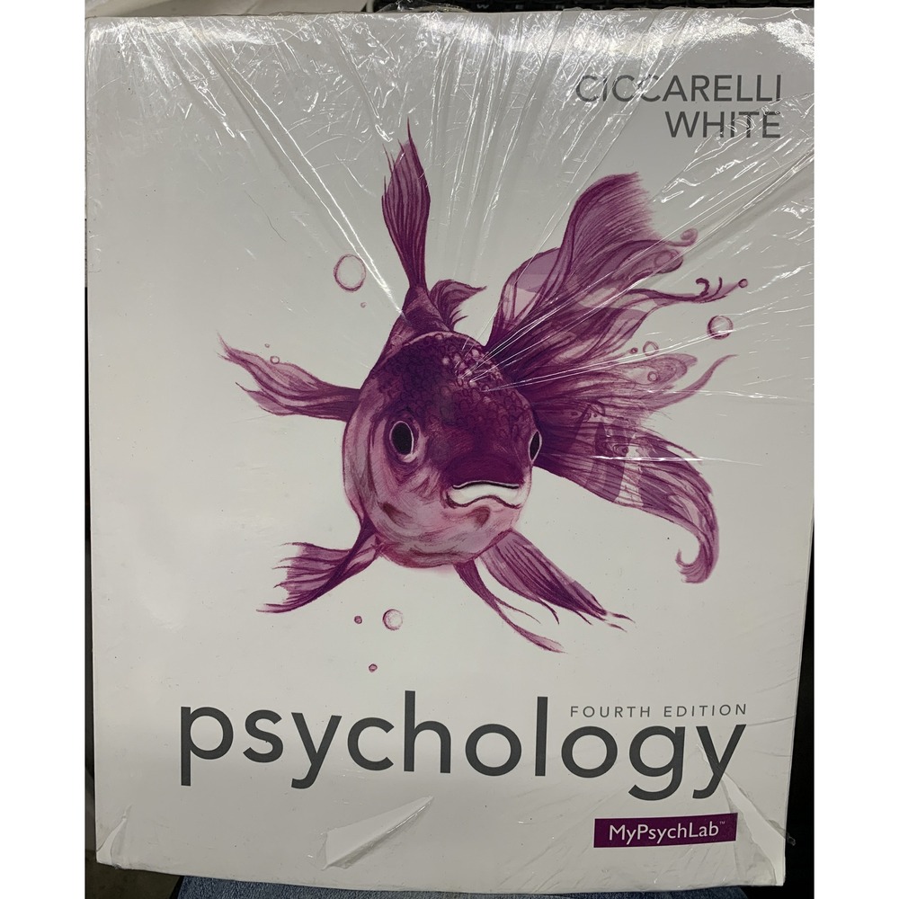 NEW 3 Days to US / CA Psychology 4E Saundra Ciccarelli Noland White 4th Edition
